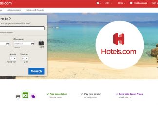 رزرو هتل از Hotels.com سایت