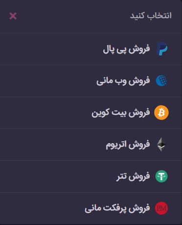 فروش وب مانی پرداخت