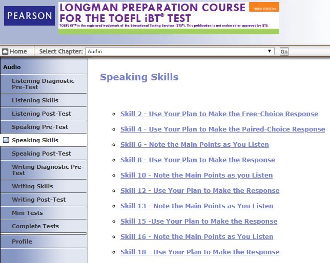 جواب Longman Preparation Course for the TOEFL iBT Test دانلود