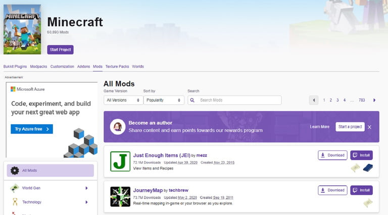 روش نصب Forge ماینکرافت (Minecraft)