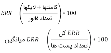 محاسبه اینگیجمنت ریت اینستاگرام چیست