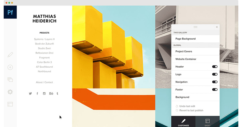 Adobe Portfolio چیست خدمات