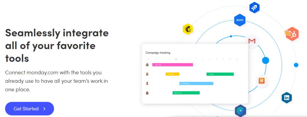 CRM سایت Monday سیستم