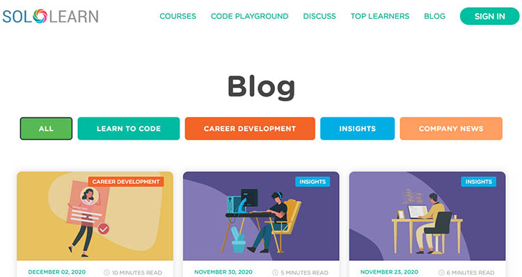 6 معرفی 13 وبلاگ و وب سایت برنامه نویسی برای بهبود مهارت های کد نویسی شما