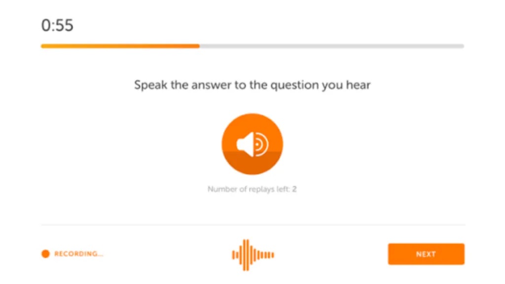 سوال آماده شدن برای امتحان دولینگو لیستنینگ