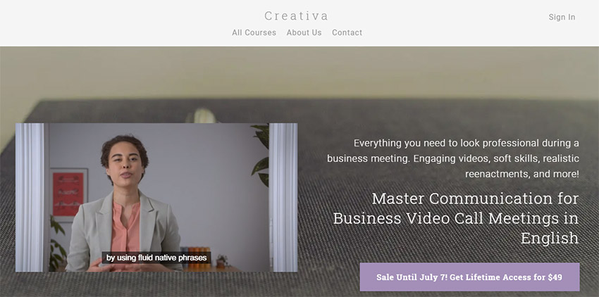 Creativa بهترین سایت های یادگیری زبان انگلیسی