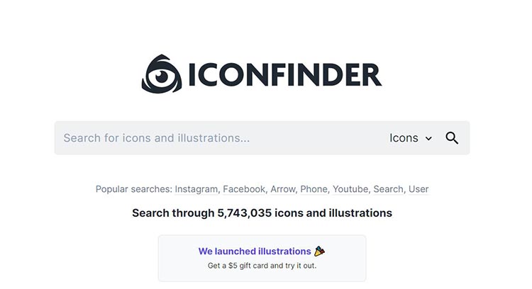 1 سایت iconfinder بهترین سایت برای دانلود و خرید آیکون