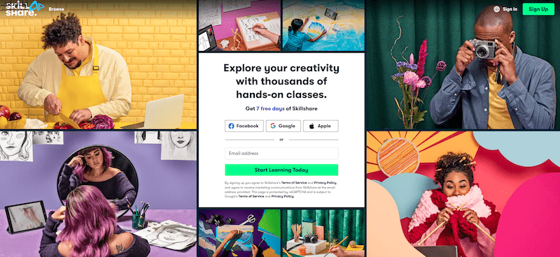 سایت Skillshare