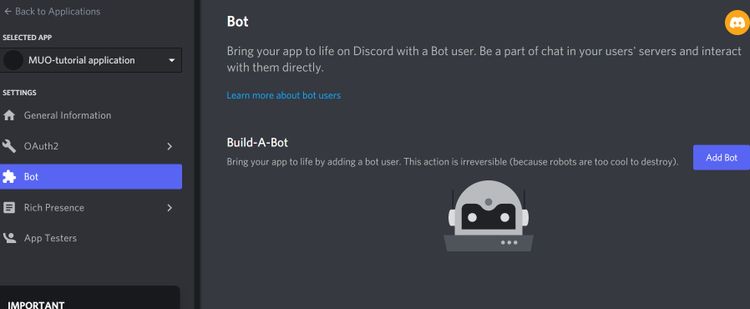 ساخت ربات Discord