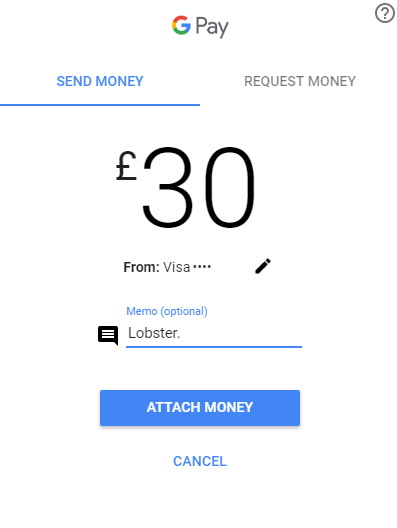 ارسال پول به دیگران
