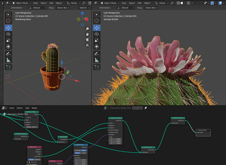 طراحی در Blender