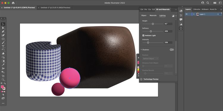Adobe Illustrator 3D Tools