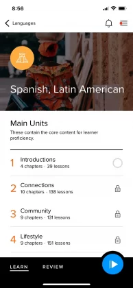 بهترین برنامه های آموزش زبان: Mango Languages
