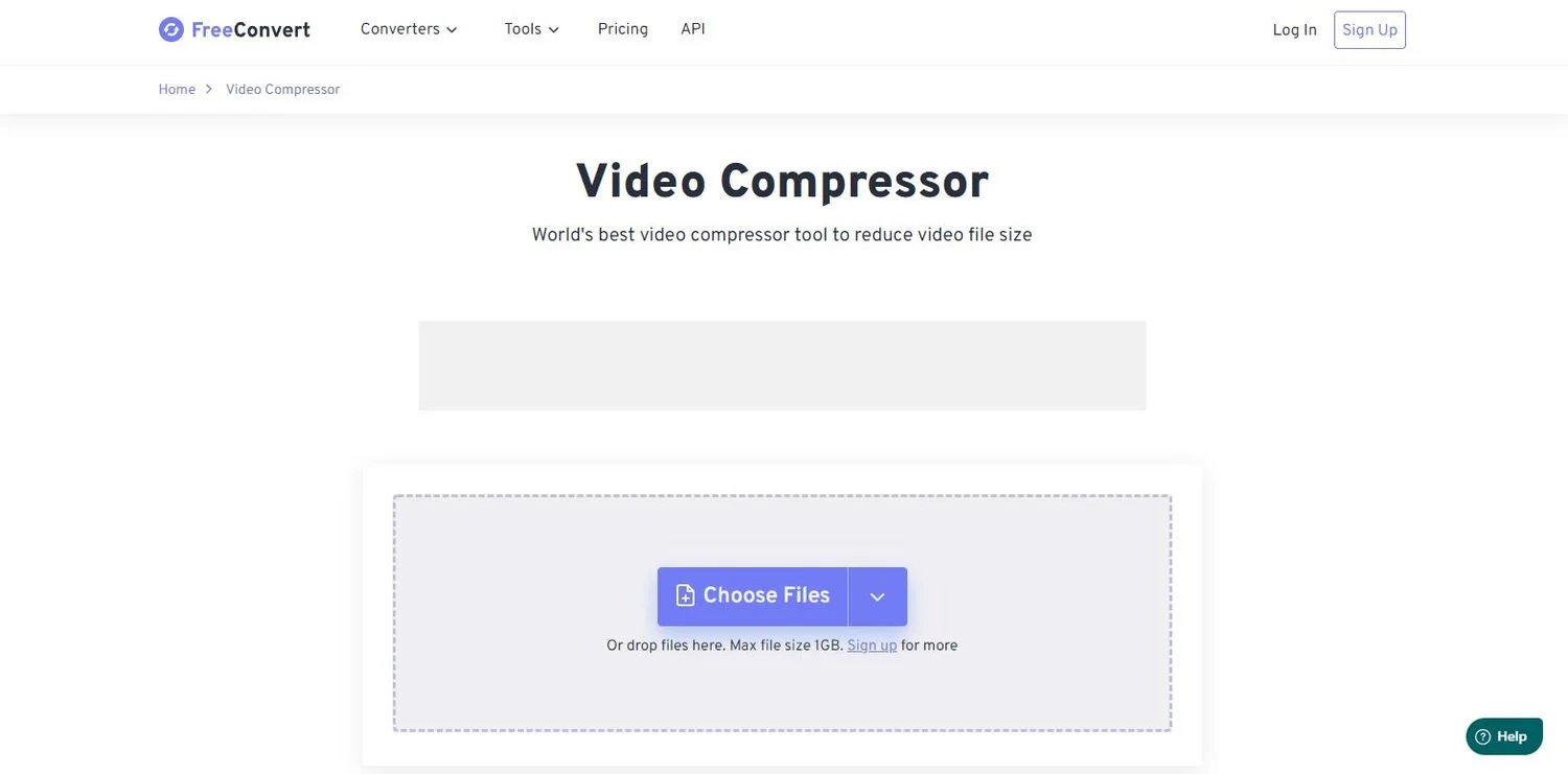 FreeConvert Video Compressor