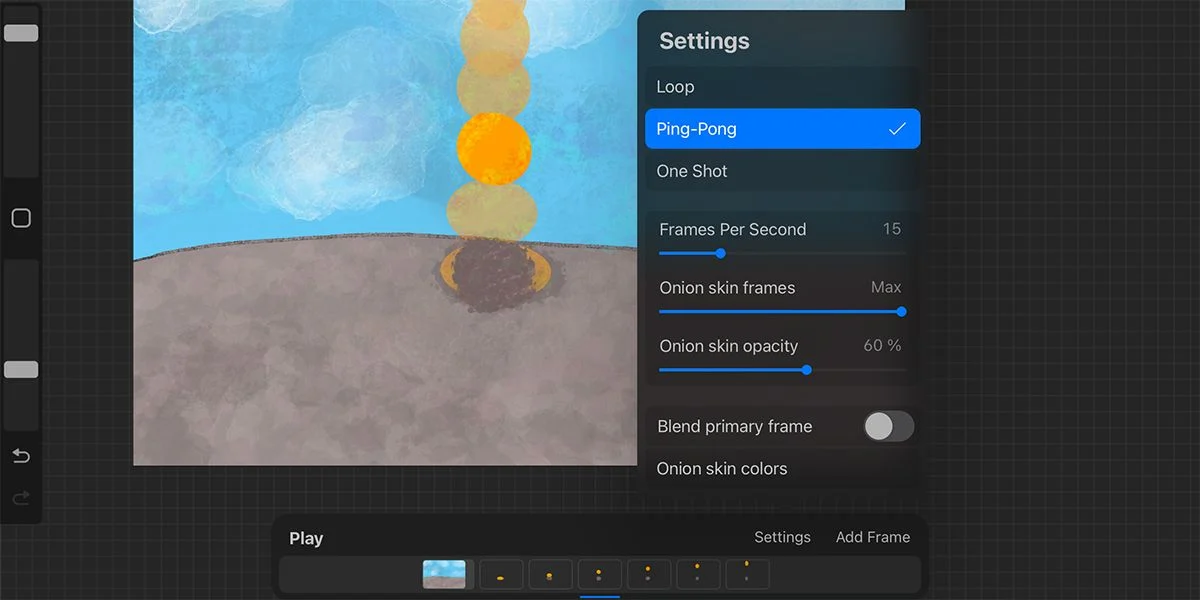  استفاده از Procreate Animation Assist