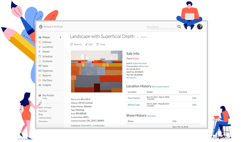 سایت Artwork Archive