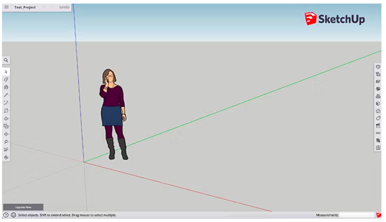 SketchUp برای طراحی سه بعدی