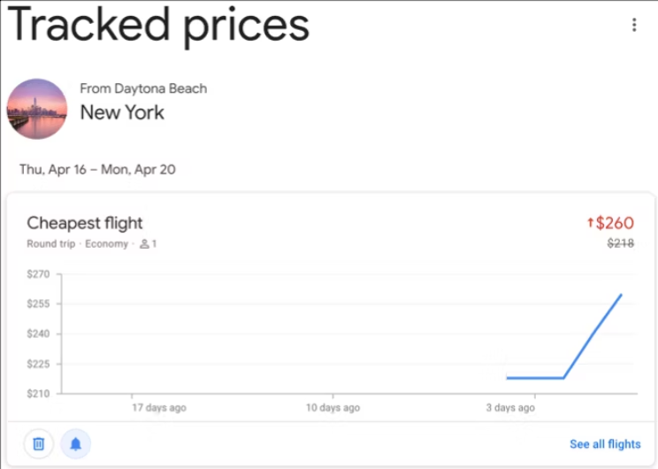 پرواز ارزان با Google Flight