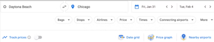 پرواز ارزان با Google Flight