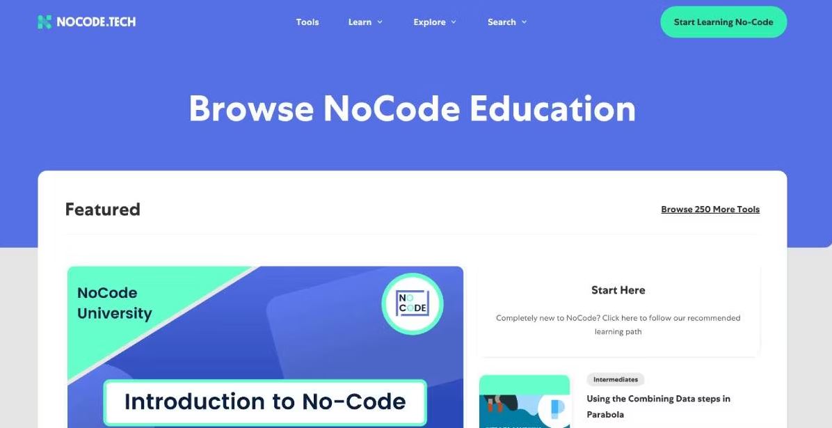 NoCode.Tech Learn