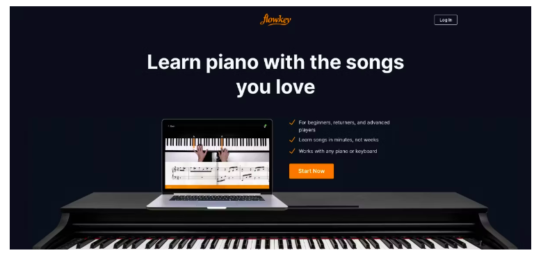 سایت های خارجی یادگیری پیانو