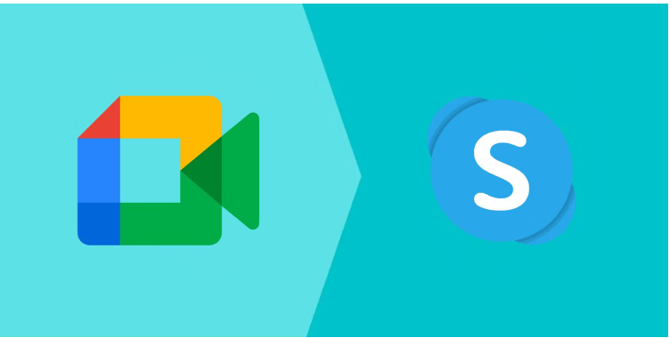 مقایسه Google Meet با Skype