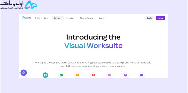 ویژگی های Canva Visual Worksuite