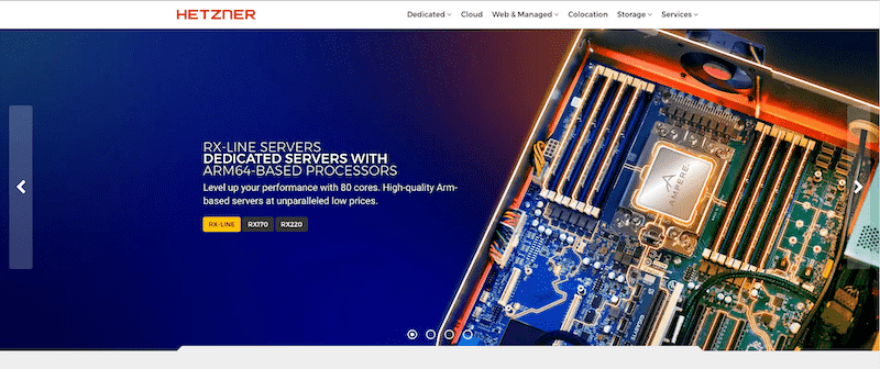 پرداخت فاکتور hetzner