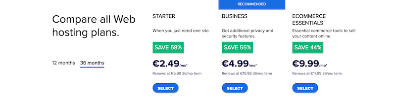 خرید هاست از BlueHost