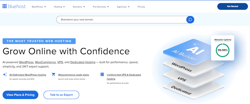 خرید هاست از BlueHost
