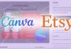 فروش قالب های Canva خود در Etsy