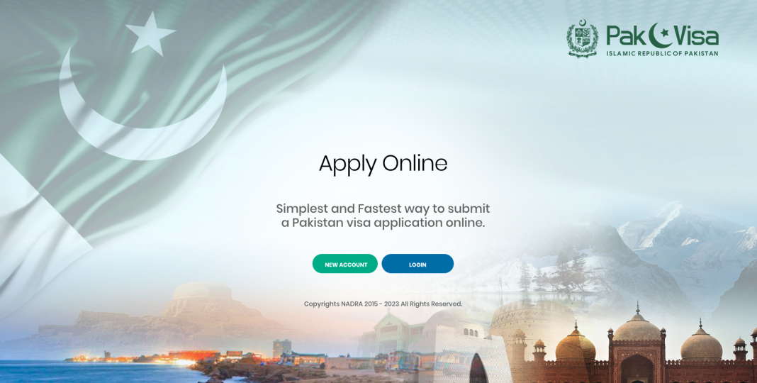 پرداخت ویزای الکترونیکی پاکستان