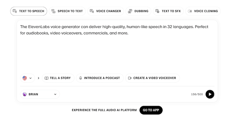 هوش مصنوعی Elevenlabs