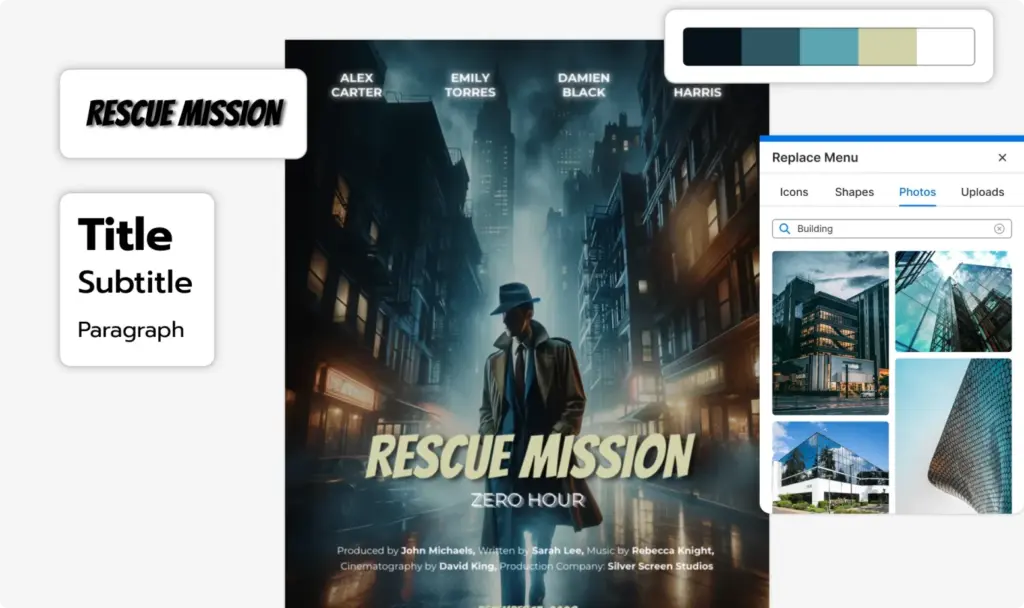 هوش مصنوعی ساخت پوستر
