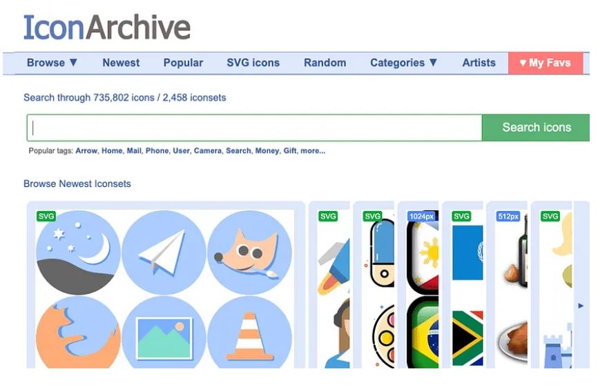 سایت IconArchive