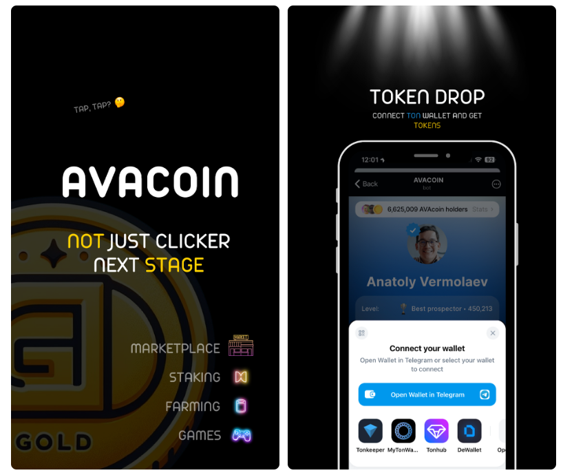 بازی تلگرامی آواکوین (Avacoin)