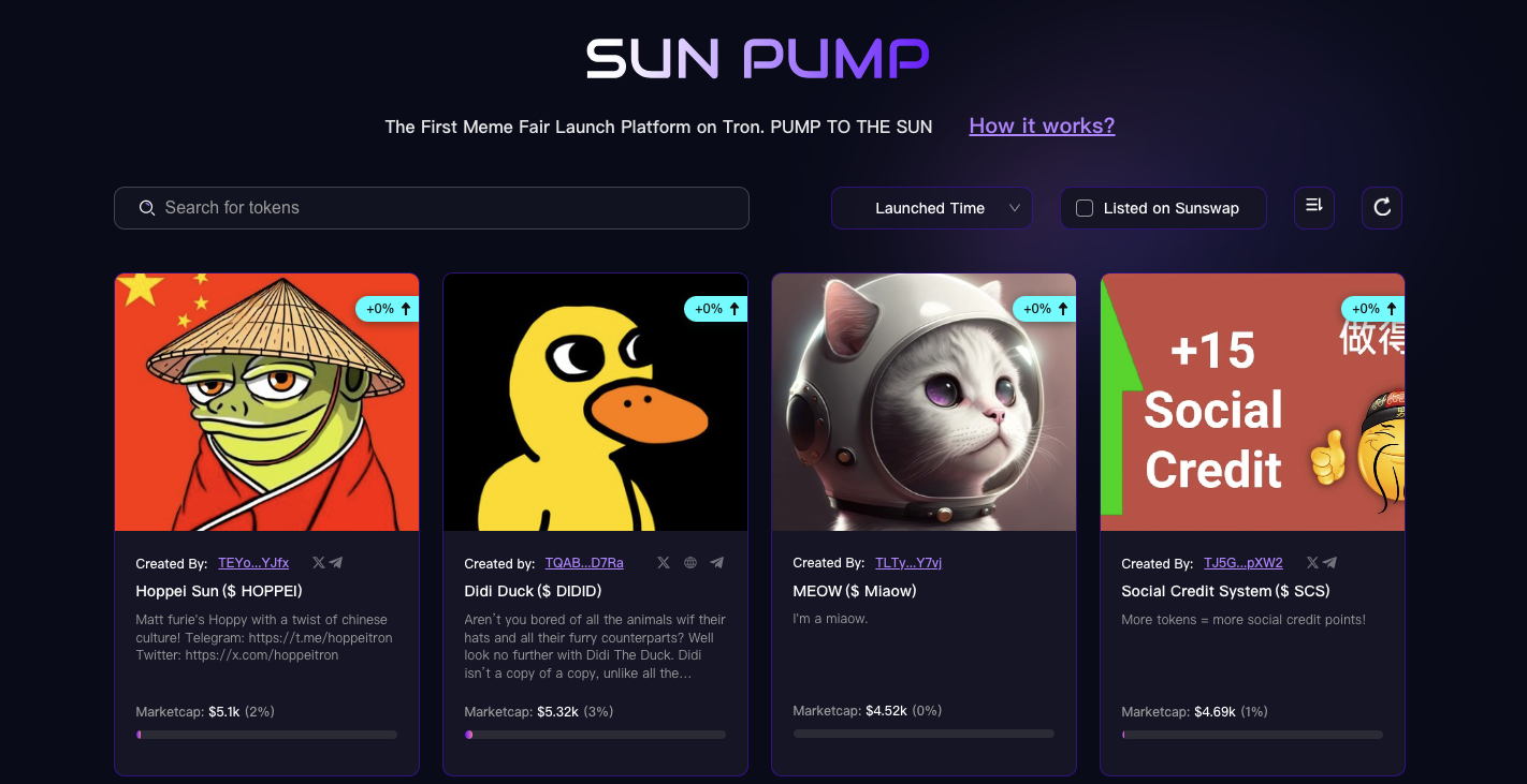 ساخت میم کوین با سان‌پامپ (SunPump)