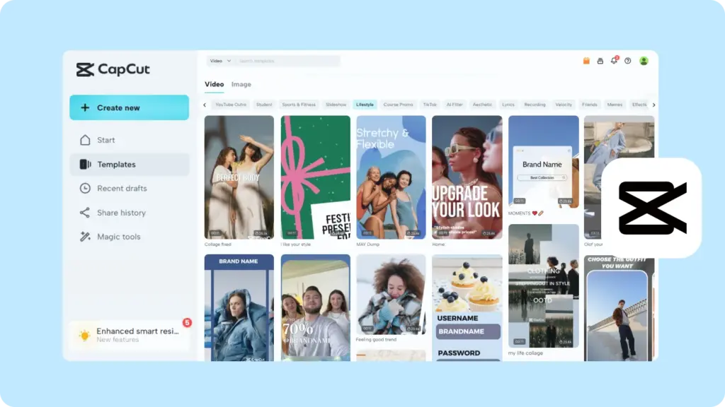 اکانت CapCut (کپ کات)