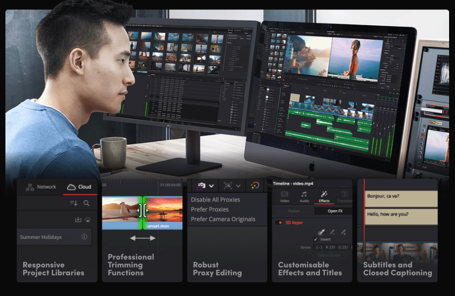 خرید لایسنس نرم‌افزار davinci resolve