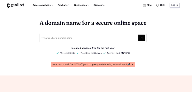 سایت Gandi.net