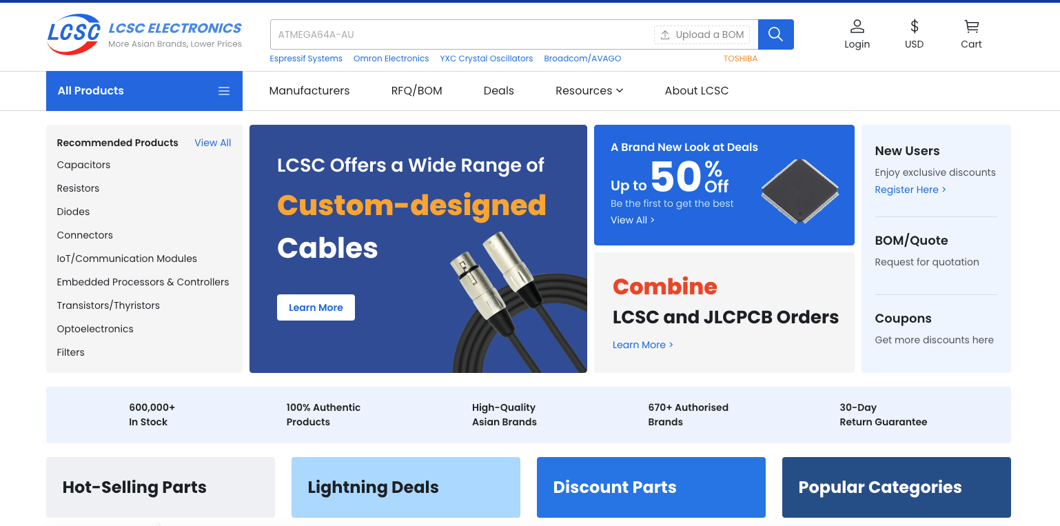 خرید با پی پال از سایت LCSC