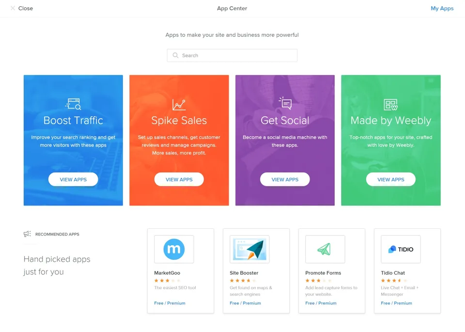 سایت Weebly