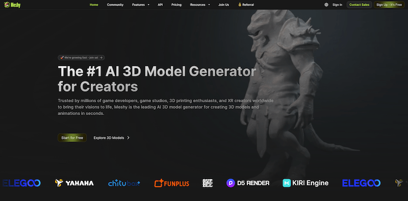 هوش مصنوعی برای ساخت 3D سال ۲۰۲۵