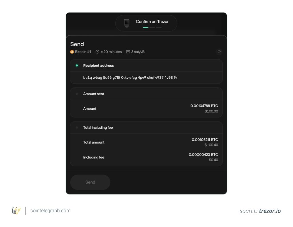 کیف پول Trezor Safe 3