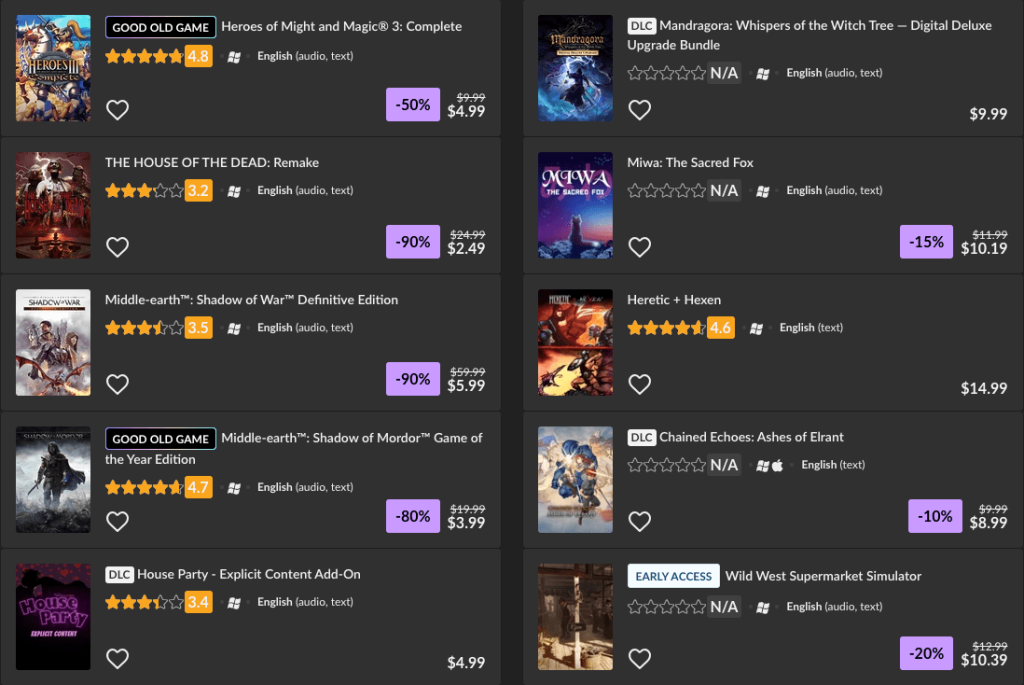 فروشگاه GOG