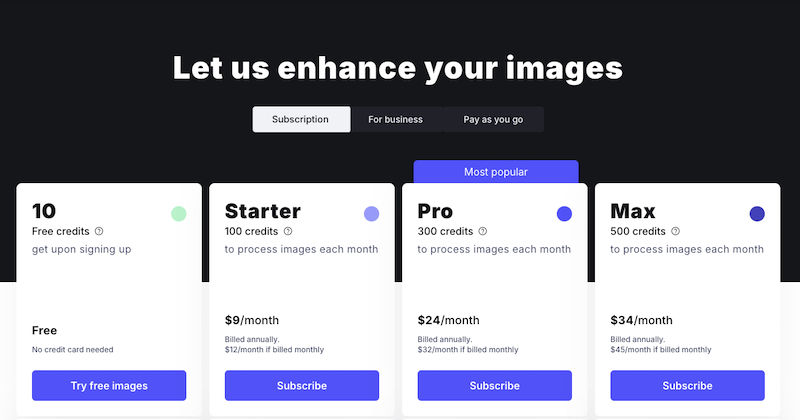 هوش مصنوعی LetsEnhance.io