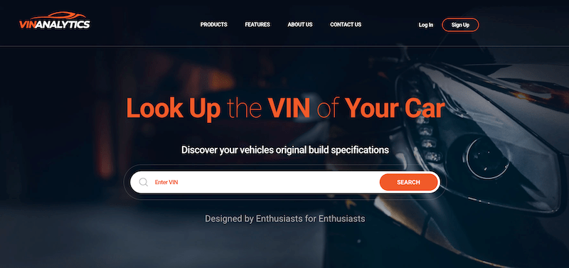 سایت VIN Analytics