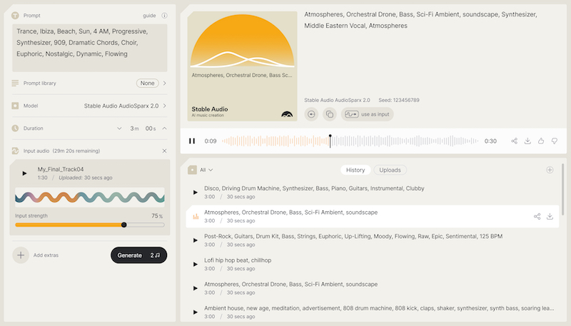 هوش مصنوعی Stableaudio