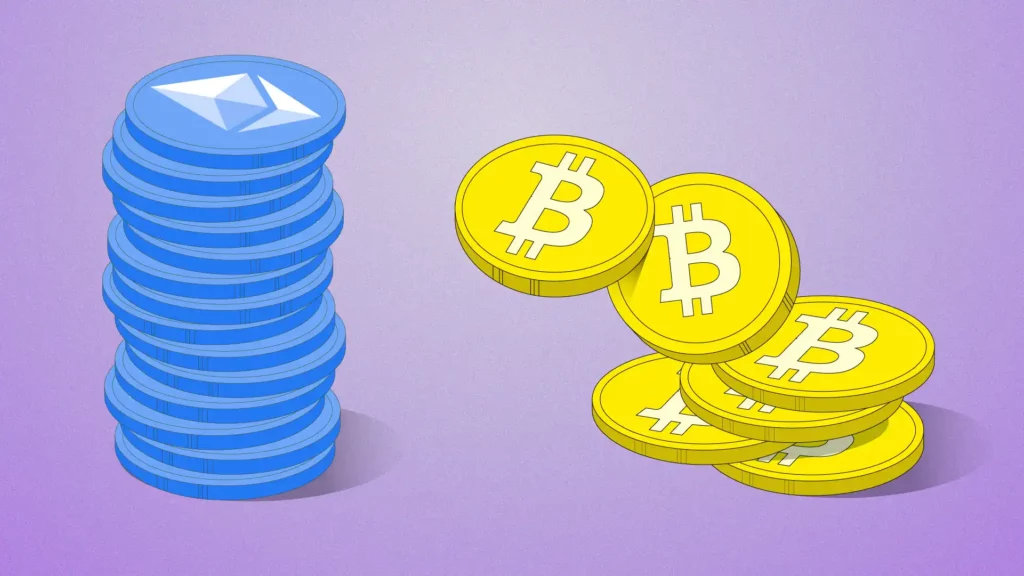 بیت کوین و اتریوم ۸ آبان ۱۴۰۴