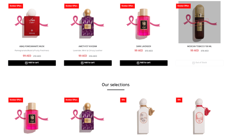 سایت Ibraq Perfumes